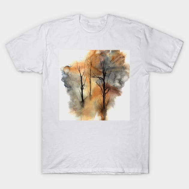 Watercolor Trees 03 T-Shirt by MarcoGonzalez